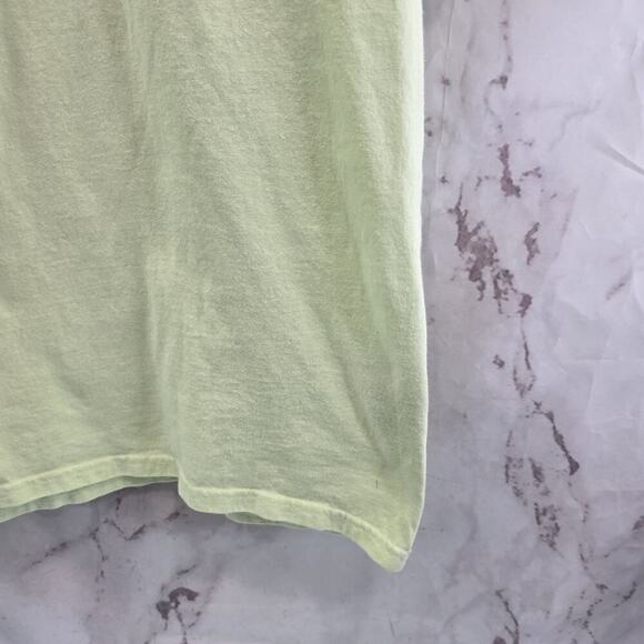 Carhartt T Shirt Womens Medium Green Short Sleeve Lime Neon Hi Vis Crew K87 W - Picture 4 of 10